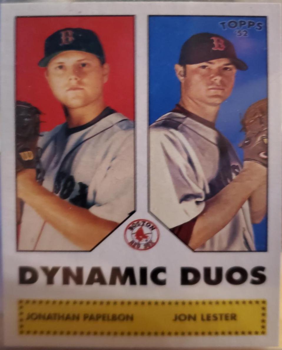 Papelbon/Lester #DD2 Baseball Cards 2006 Topps '52 Dynamic Duos