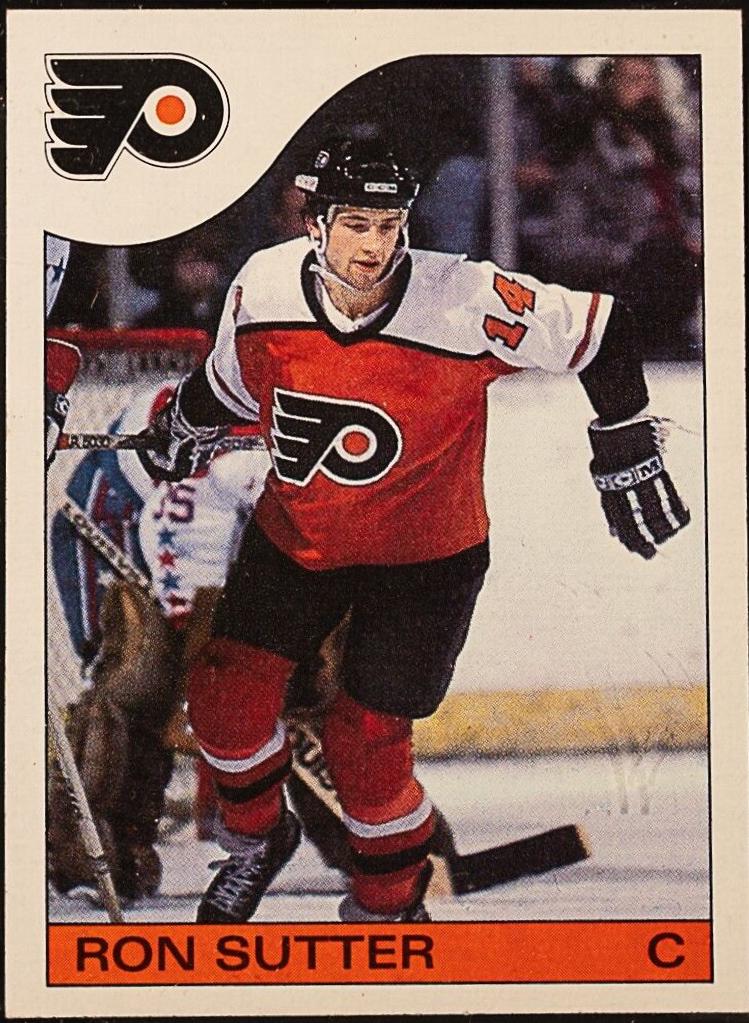 Ron Sutter #6 Hockey Cards 1985 Topps