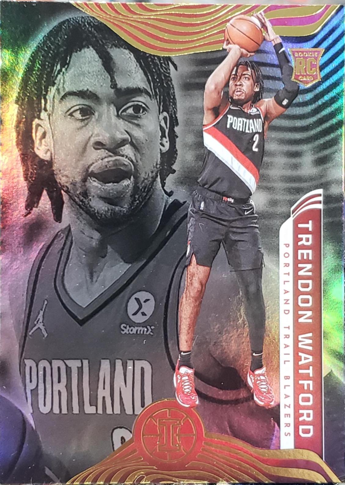 Trendon Watford #200 Basketball Cards 2021 Panini Illusions