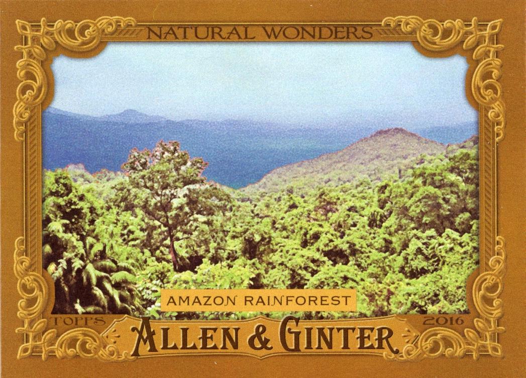 Amazon Rainforest #NW-5 Baseball Cards 2016 Topps Allen & Ginter Natural Wonders