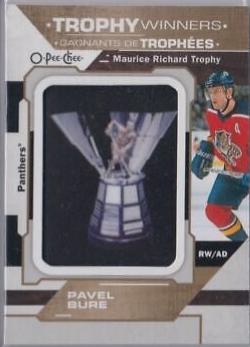 Pavel Bure #P-30 Hockey Cards 2018 O-Pee-Chee Manufactured Trophy Winners Patches