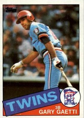 Gary Gaetti #304 Baseball Cards 1985 Topps