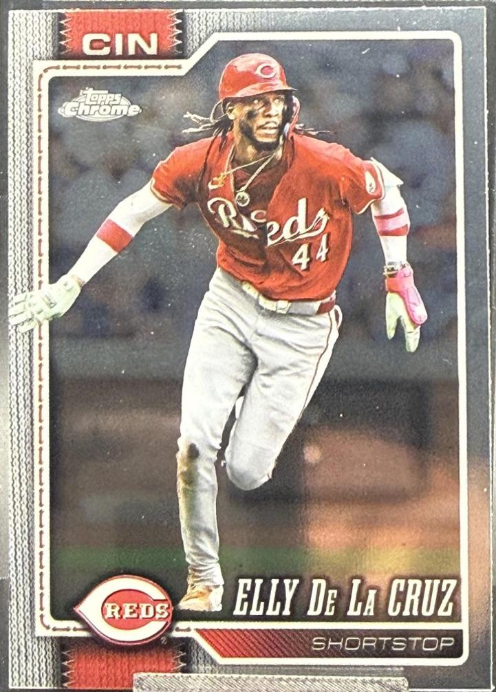 2026 Topps Chrome Elly De La Cruz [Topps Refractor] #279 card