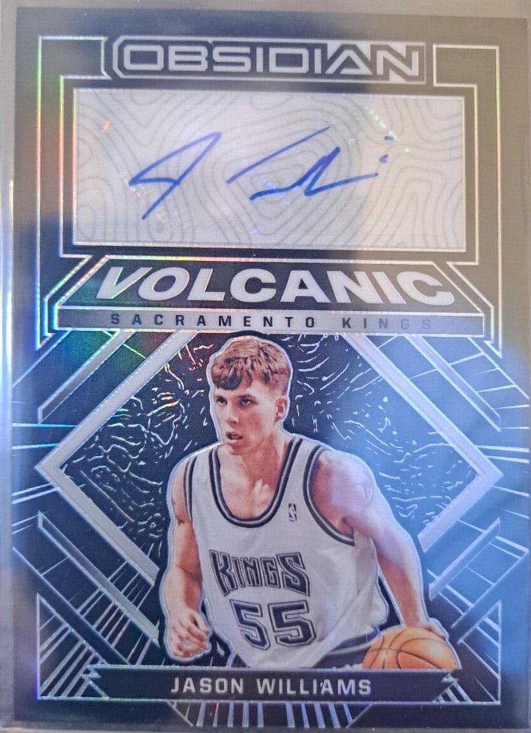 Jason Williams #VS-JSW Basketball Cards 2021 Panini Obsidian Volcanic Signatures