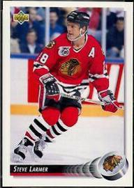 Steve Larmer #135 Hockey Cards 1992 Upper Deck