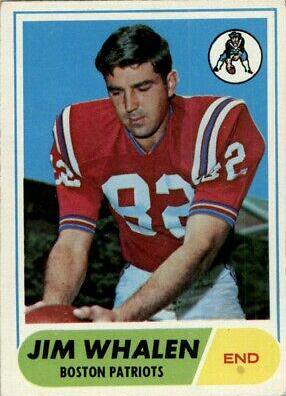 Jim Whalen #20 Football Cards 1968 Topps