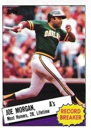 Joe Morgan #5 Baseball Cards 1985 Topps