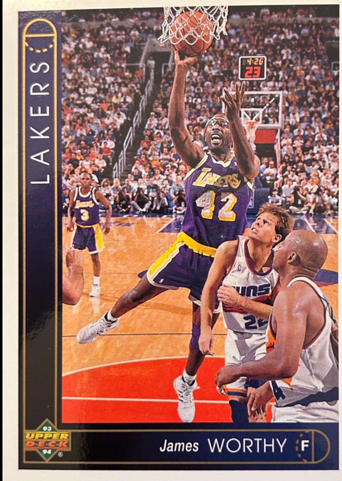 James Worthy #142 Basketball Cards 1993 Upper Deck