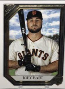 Joey Bart #187 Baseball Cards 2021 Topps Gallery