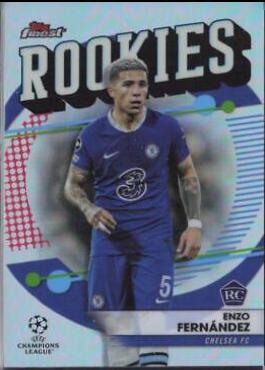 Enzo Fernandez #FR-5 Soccer Cards 2022 Topps Finest UEFA Club Competitions Rookies
