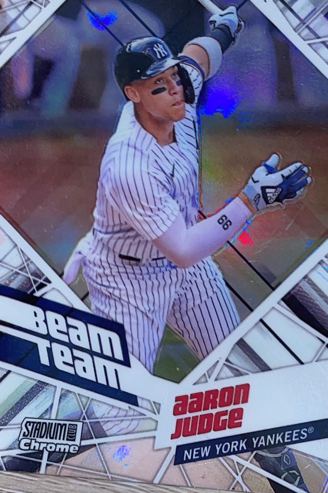 Aaron Judge #BTC-5 Baseball Cards 2021 Stadium Club Chrome Beam Team
