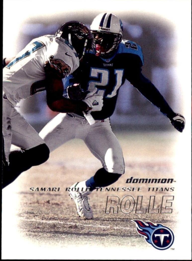 Samari Rolle #21 Football Cards 2000 Skybox Dominion