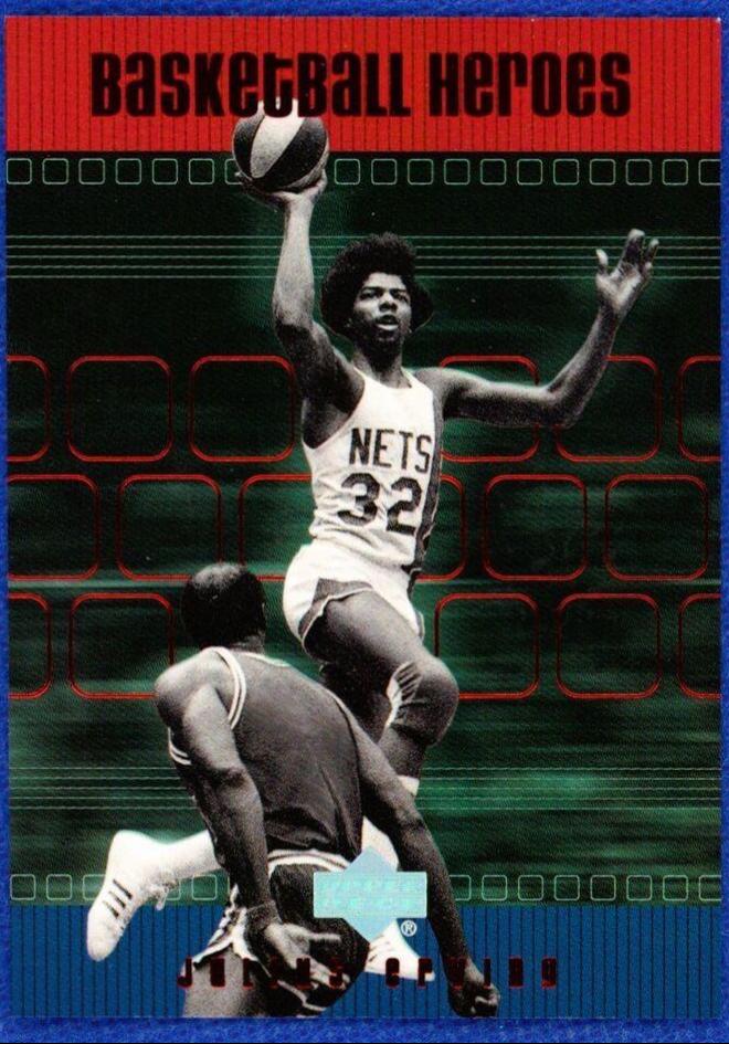 Julius Erving #H46 Basketball Cards 1999 Upper Deck Erving Heroes