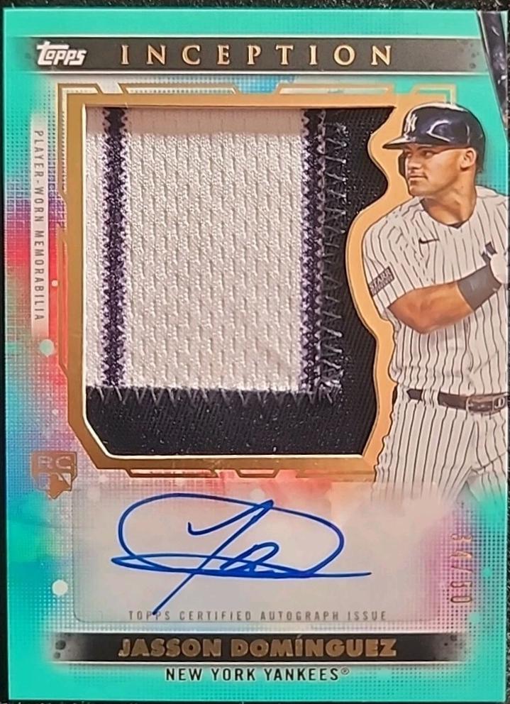 Jasson Dominguez [Aqua] #AJP-JD Prices | 2024 Topps Inception
