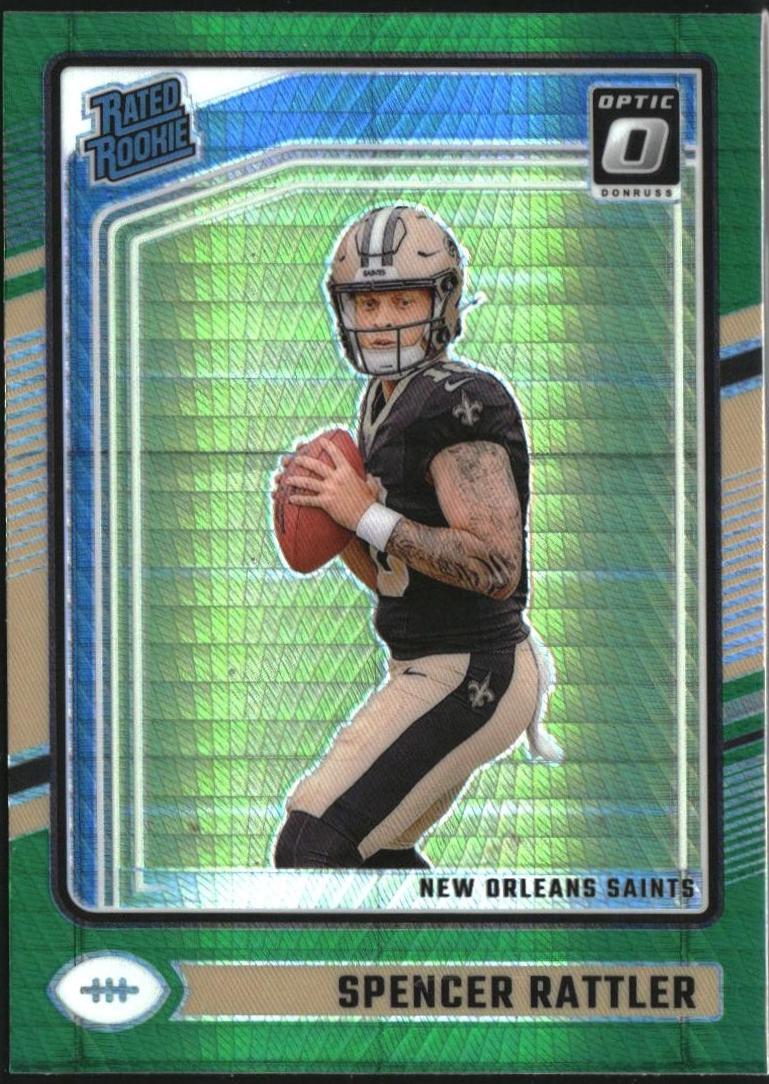 Spencer Rattler [Green Hyper] #289 Prices | 2024 Panini Donruss Optic ...