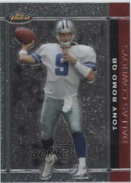 Tony Romo #4 Football Cards 2007 Topps Finest