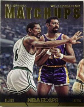 Bill Russell, Wilt Chamberlain #18 Basketball Cards 2014 Panini Hoops Matchups