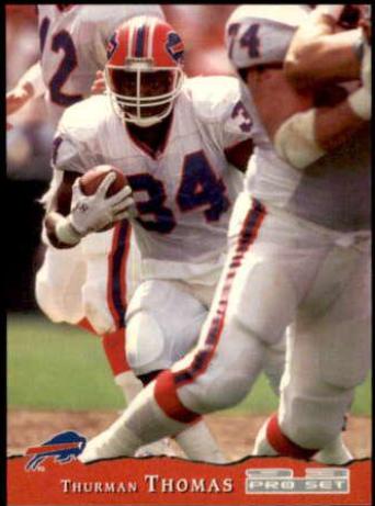 Thurman Thomas #54 1993 Pro Set Football