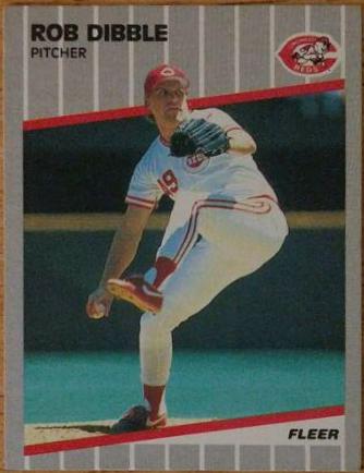Rob Dibble #160 Baseball Cards 1989 Fleer