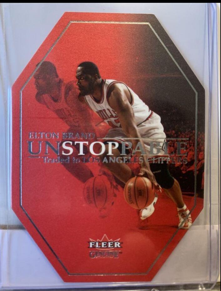 Elton Brand #US9 Basketball Cards 2001 Fleer Genuine Unstoppable