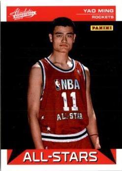 Yao Ming #15 Basketball Cards 2012 Panini Absolute All Stars