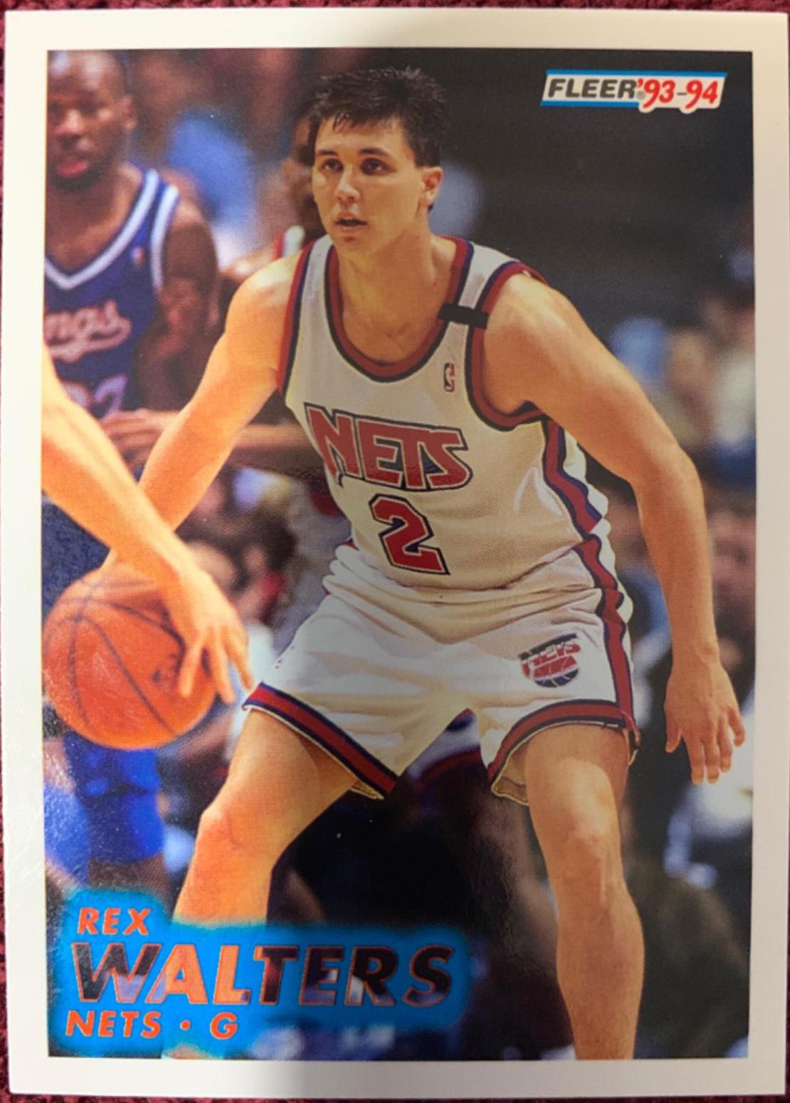 Rex Walters #337 Basketball Cards 1993 Fleer