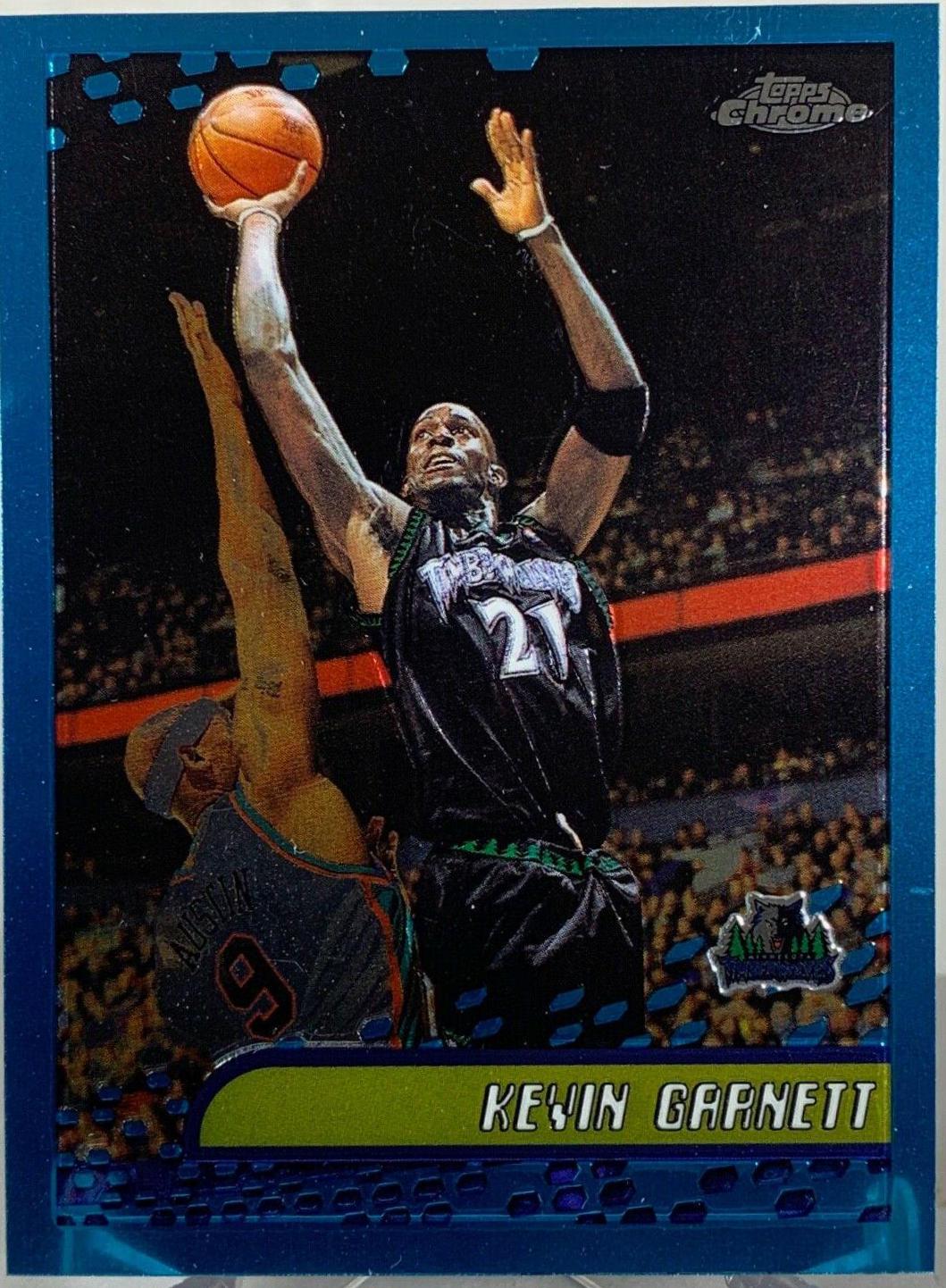 Kevin Garnett #21 Basketball Cards 2001 Topps Chrome