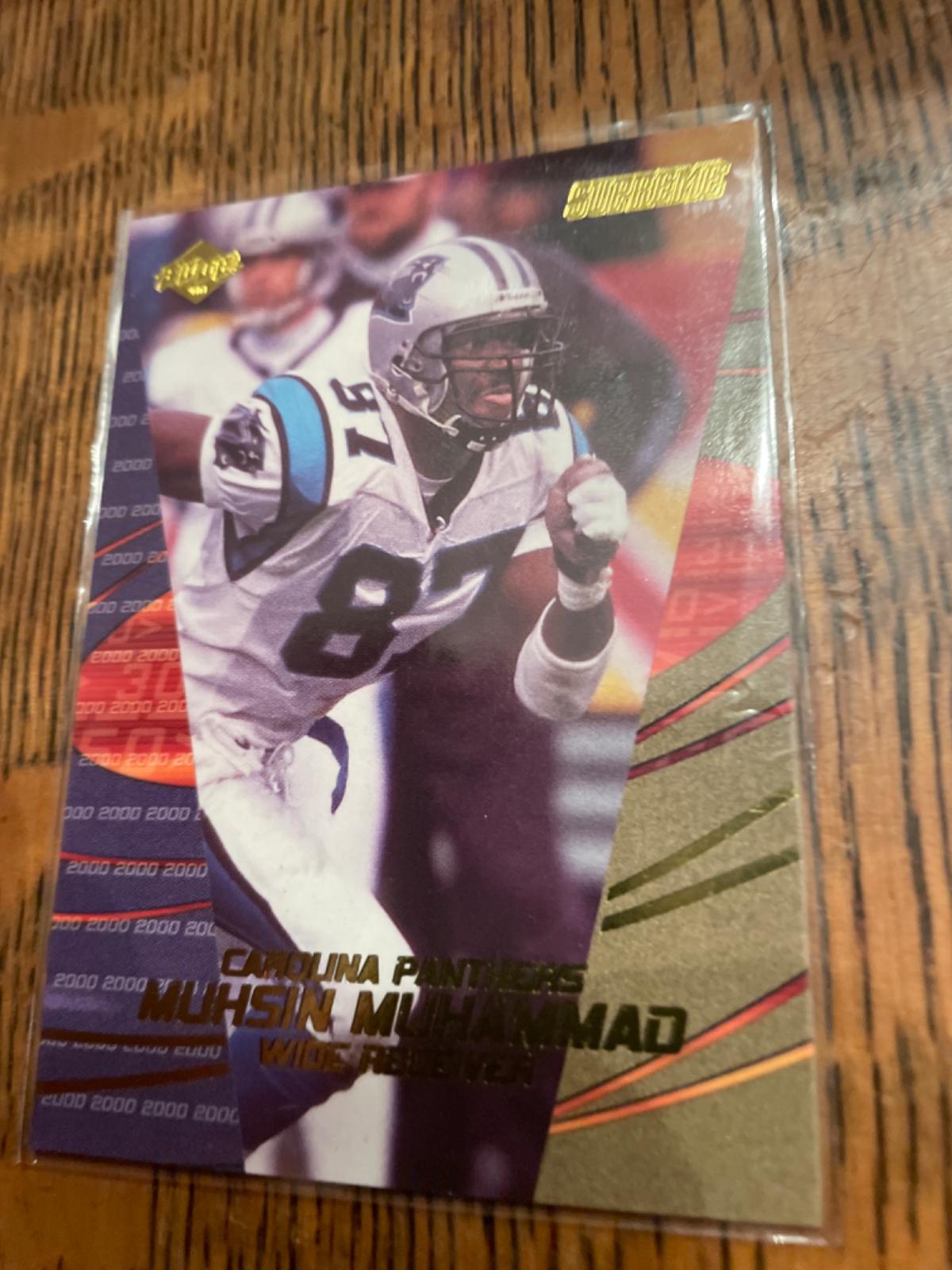 Muhsin Muhammad #20 Football Cards 2000 Collector's Edge Supreme