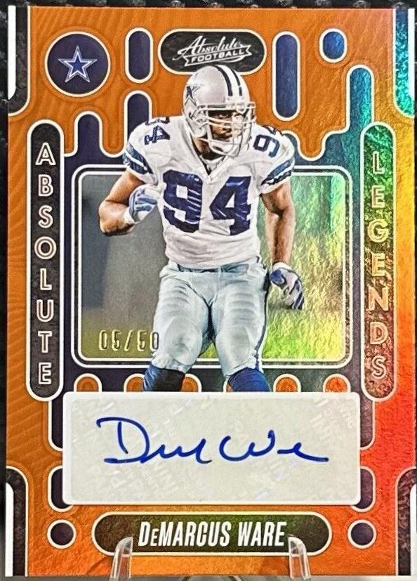 DeMarcus Ware #ALS-DWE Football Cards 2024 Panini Absolute Legends Signature