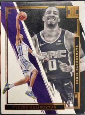 Tyrese Haliburton #6 Basketball Cards 2021 Panini Impeccable