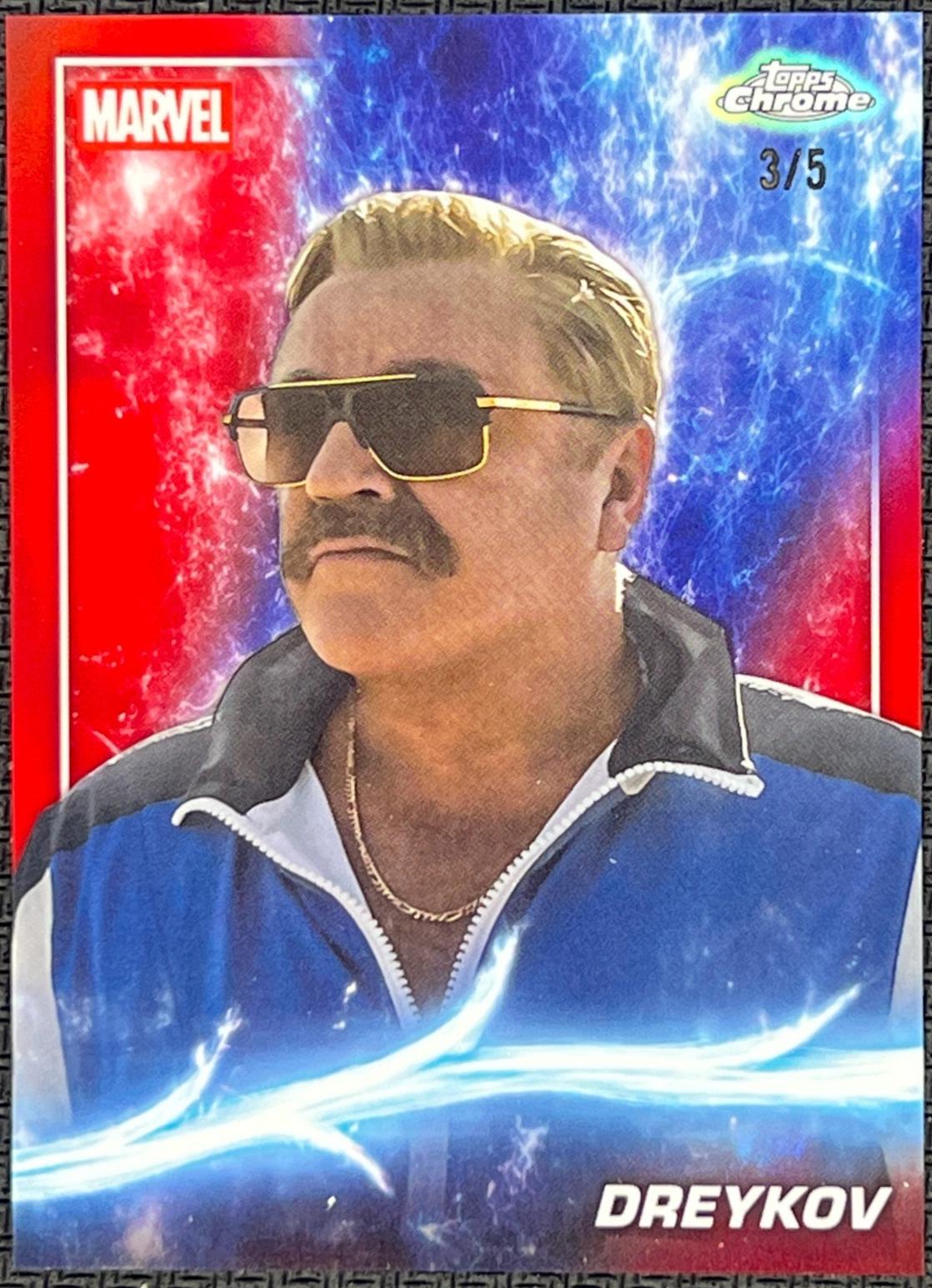Dreykov [Red Refractor] #109 Prices | Marvel 2025 Topps Chrome Studios ...