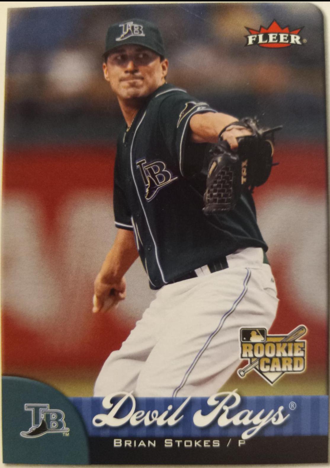 Brian Stokes #364 Baseball Cards 2007 Fleer