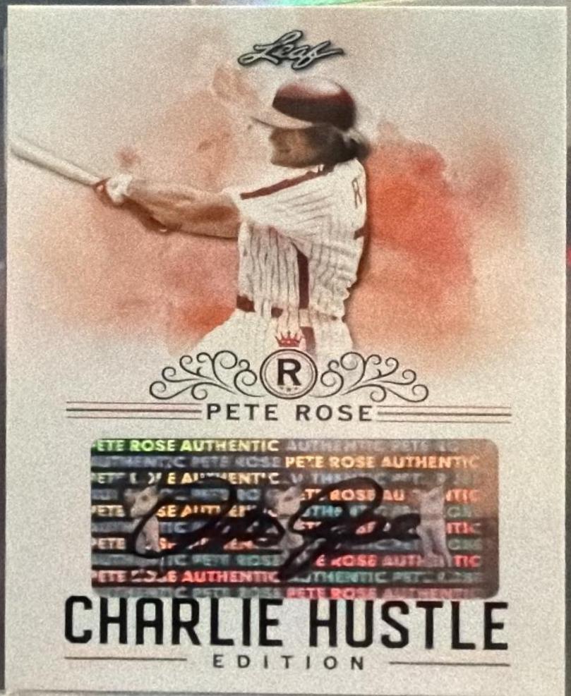 Pete Rose #AU-10 2012 Leaf The Living Legend Autograph Baseball