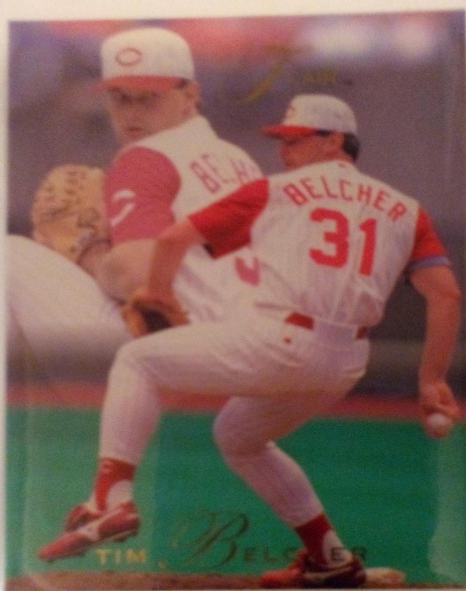 Tim Belcher #24 Baseball Cards 1993 Flair