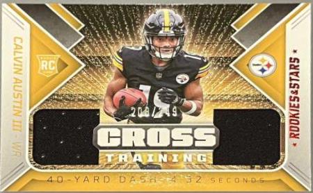 Calvin Austin III #CT-CA Football Cards 2022 Panini Rookies & Stars Cross Training