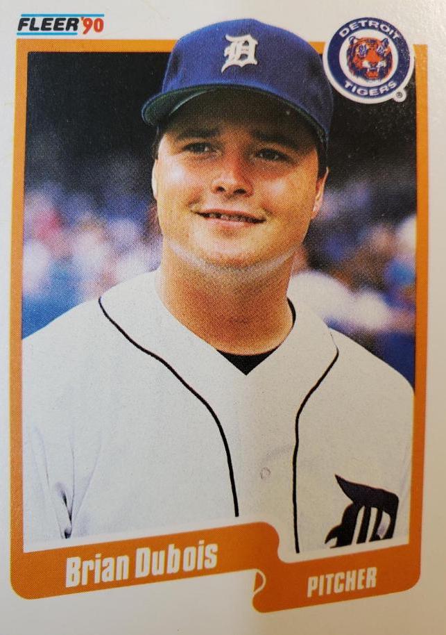 Brian Dubois #601 Baseball Cards 1990 Fleer