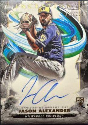 Jason Alexander #BRES-JA Baseball Cards 2023 Topps Inception Rookie and Emerging Stars Autographs