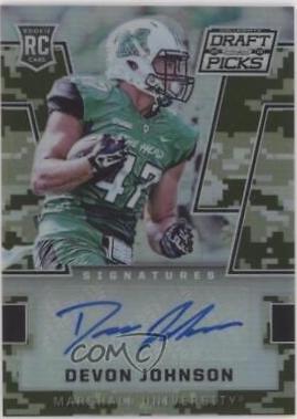Devon Johnson [Autograph Camo Prizm] #142