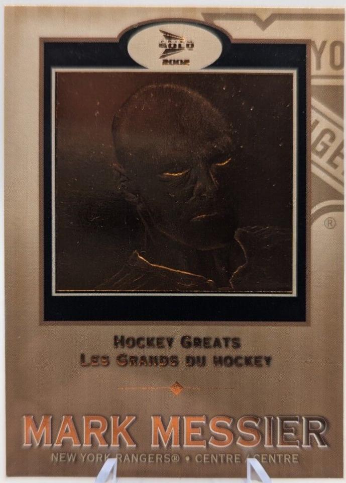 Mark Messier #6 Hockey Cards 2001 Pacific Prism Gold McDonald's Hockey Greats