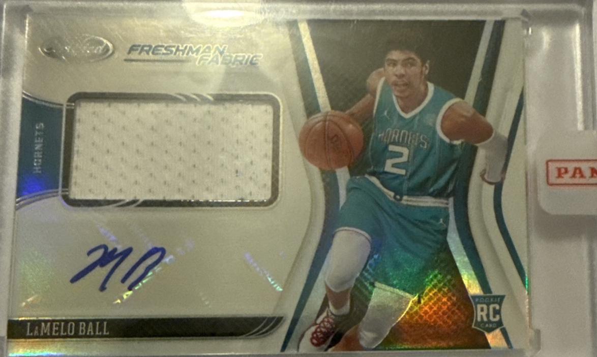 Lamelo Ball #FFBAL Basketball Cards 2020 Panini Certified Freshman Fabric Signatures