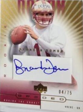 Brandon Doman #176 2002 Upper Deck Graded Football