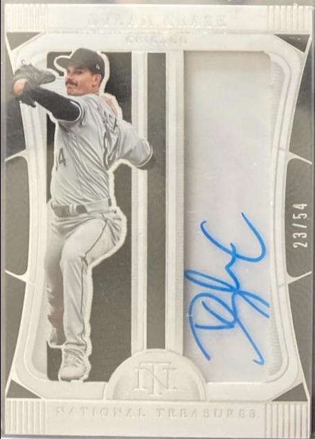 Dylan Cease #JGS-DC Baseball Cards 2022 Panini National Treasures Jumbo Gear Signatures