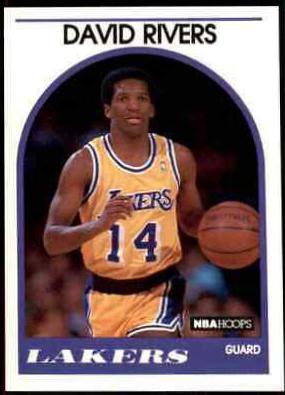David Rivers #203 Basketball Cards 1989 Hoops