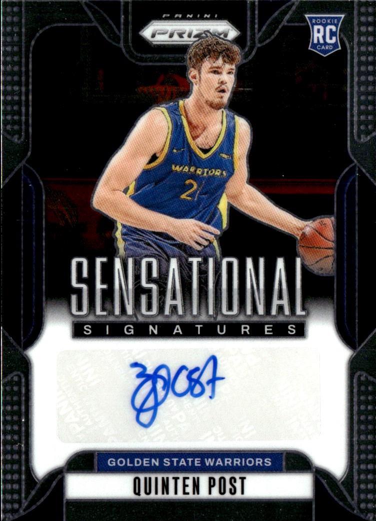 Quinten Post #SS-QPG Basketball Cards 2024 Panini Prizm Sensational Signature