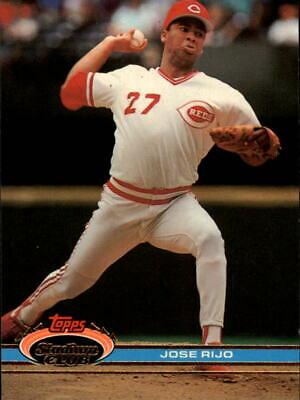 Jose Rijo #11 Baseball Cards 1991 Stadium Club