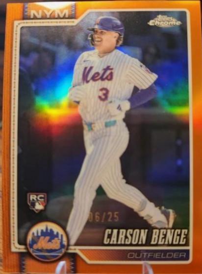 2026 Carson Benge [Orange Refractor] #87