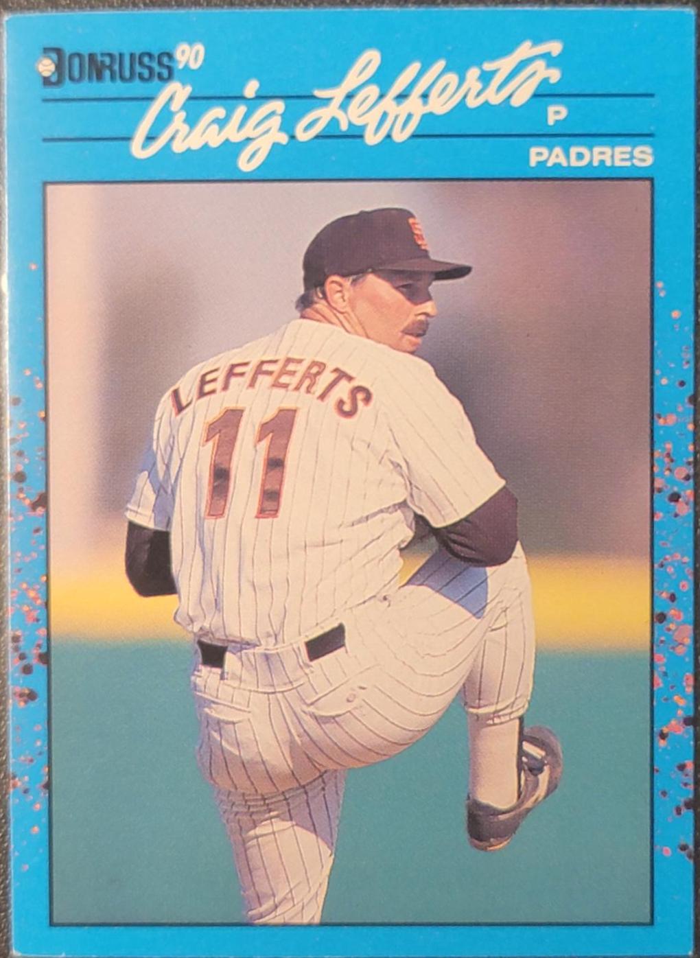 Craig lefferts #23 Baseball Cards 1990 Donruss Best NL