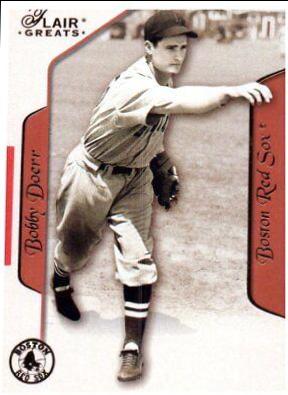Bobby Doerr #7 Baseball Cards 2003 Flair Greats
