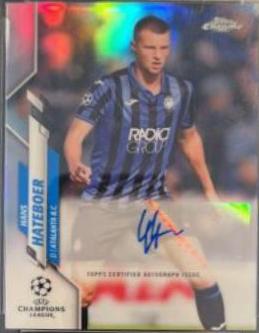 Hans Hateboer #CA-HH Soccer Cards 2019 Topps Chrome UEFA Champions League Autographs