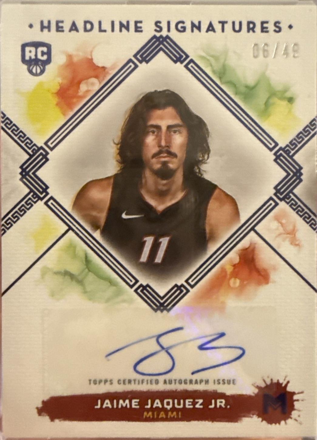 Jaime Jaquez Jr. [Ultramarine Blue] #HS-JJJ